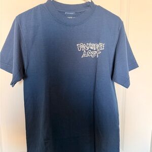Men's Navy Graphic Short Sleeve Tee